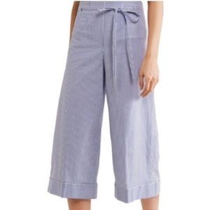 J-Crew Striped Wide Leg Crop (NWT)